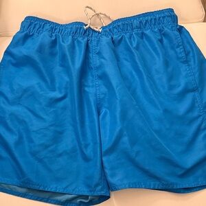 St. John's Bay Vibrant Blue Swim Trunks. Size Large.